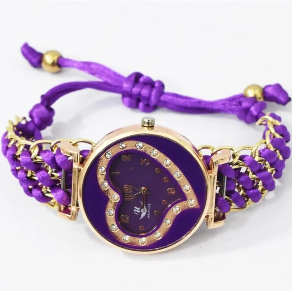 Bracelet Heart Shape Watch For Girls & Woman