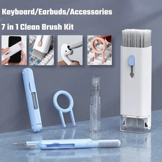 7 in 1 computer keyboard cleaner headphone cleaning kit mobile cleaning kit