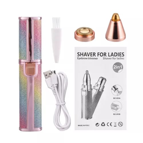 2 in 1 Eyebrow And Facial Hair Trimmer
