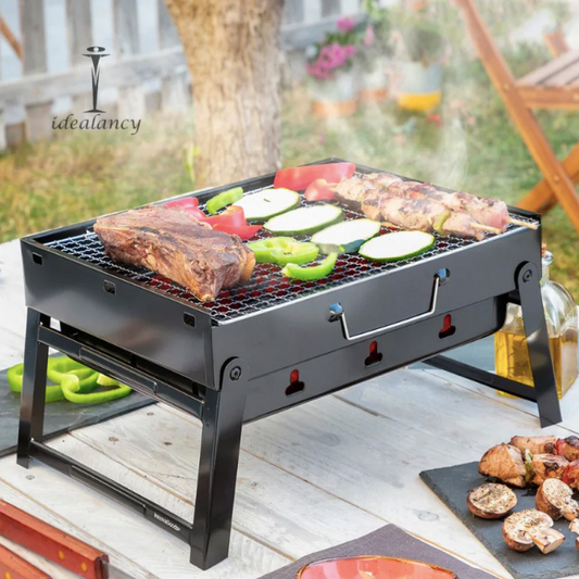 Portable & Foldable BBQ Grill Space Saver| Flat 30% OFF