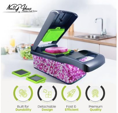 Multifunctional Vegetable Chopper, Slicer, Dicer, Cutter 14 PCs.