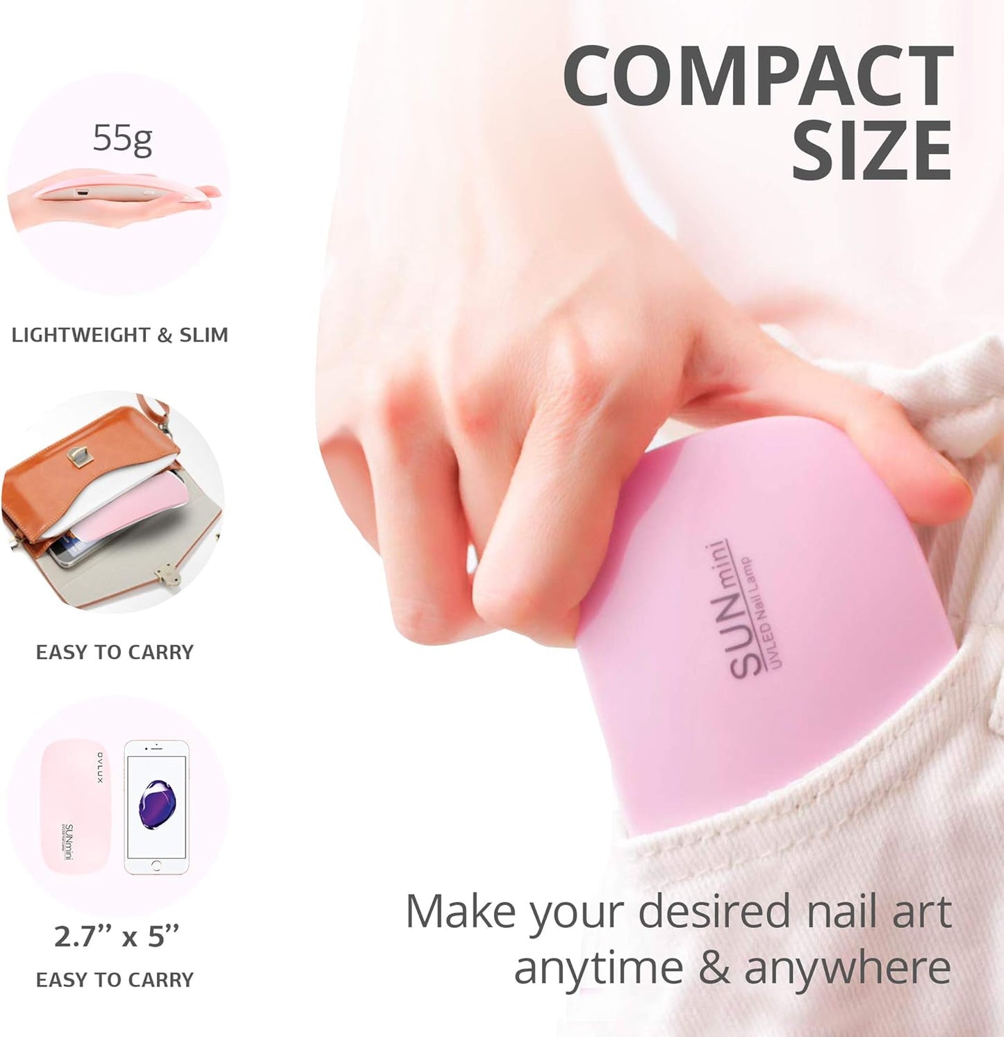 SUN Mini USB Phototherapy 6W Manicure Machine