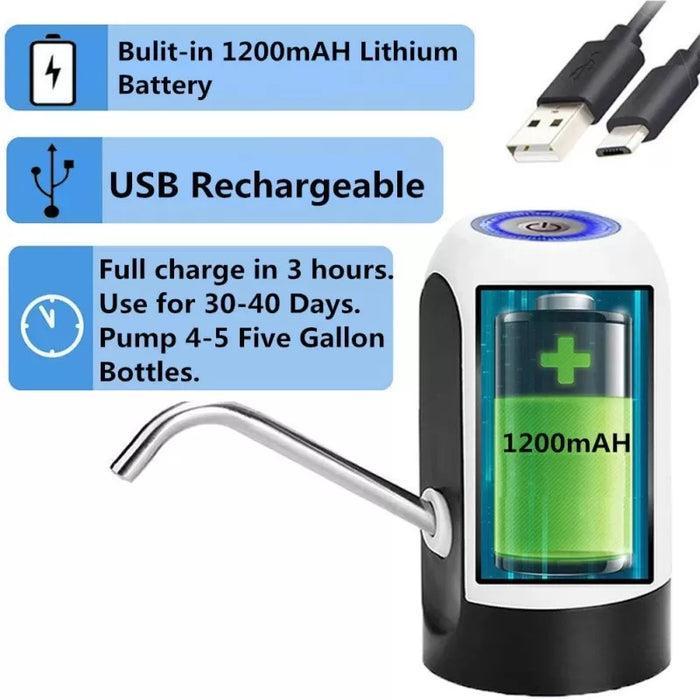 Portable & Rechargeable water dispensing