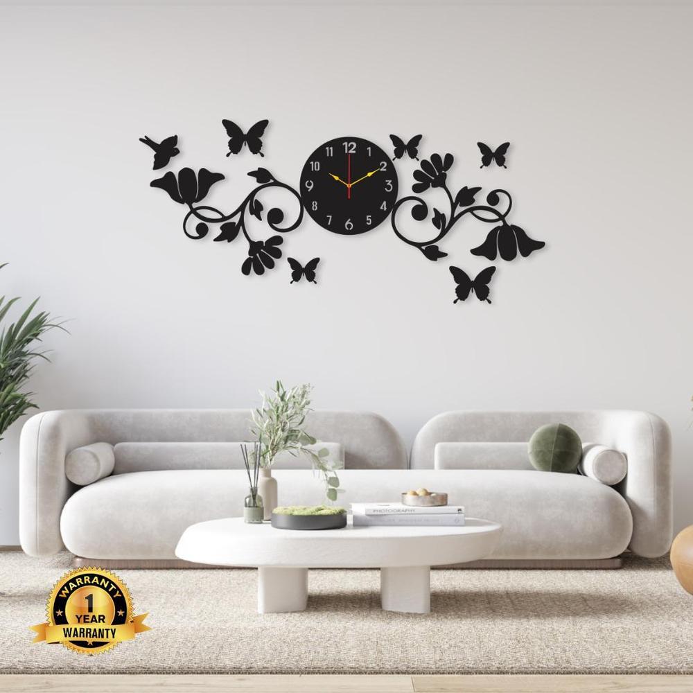 Butterfly Analog Wall Clock