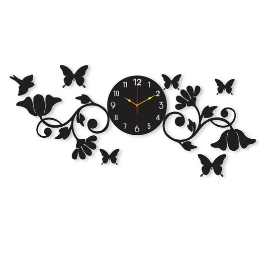 Butterfly Analog Wall Clock